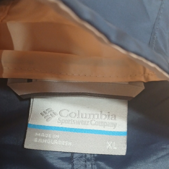 Columbia Women's Two-Tone Pink and Navy Wind Breaker Sz XL New With Tag - Picture 7 of 11